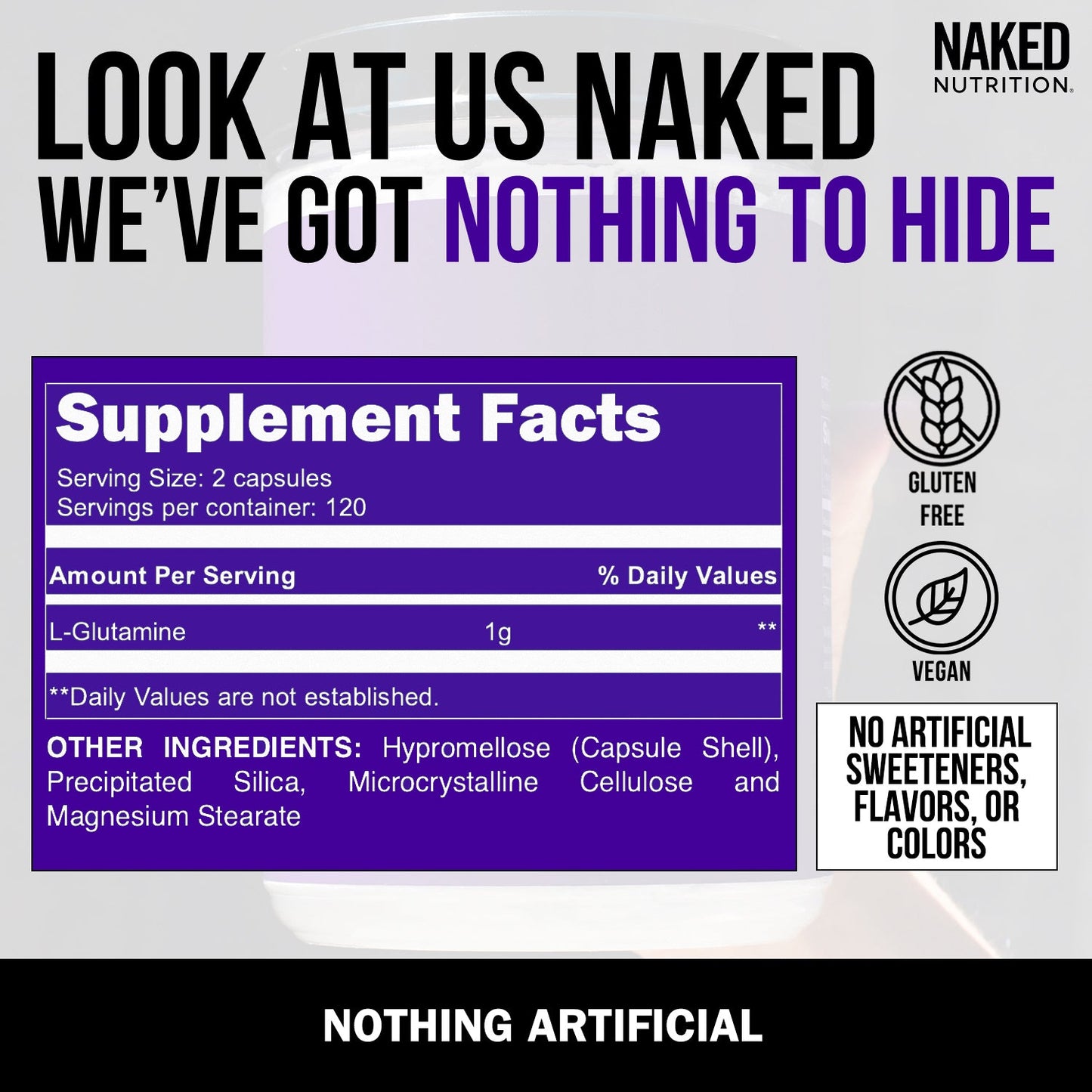 Glutamine Capsules - Capsules for Straightforward Workout Nutrition