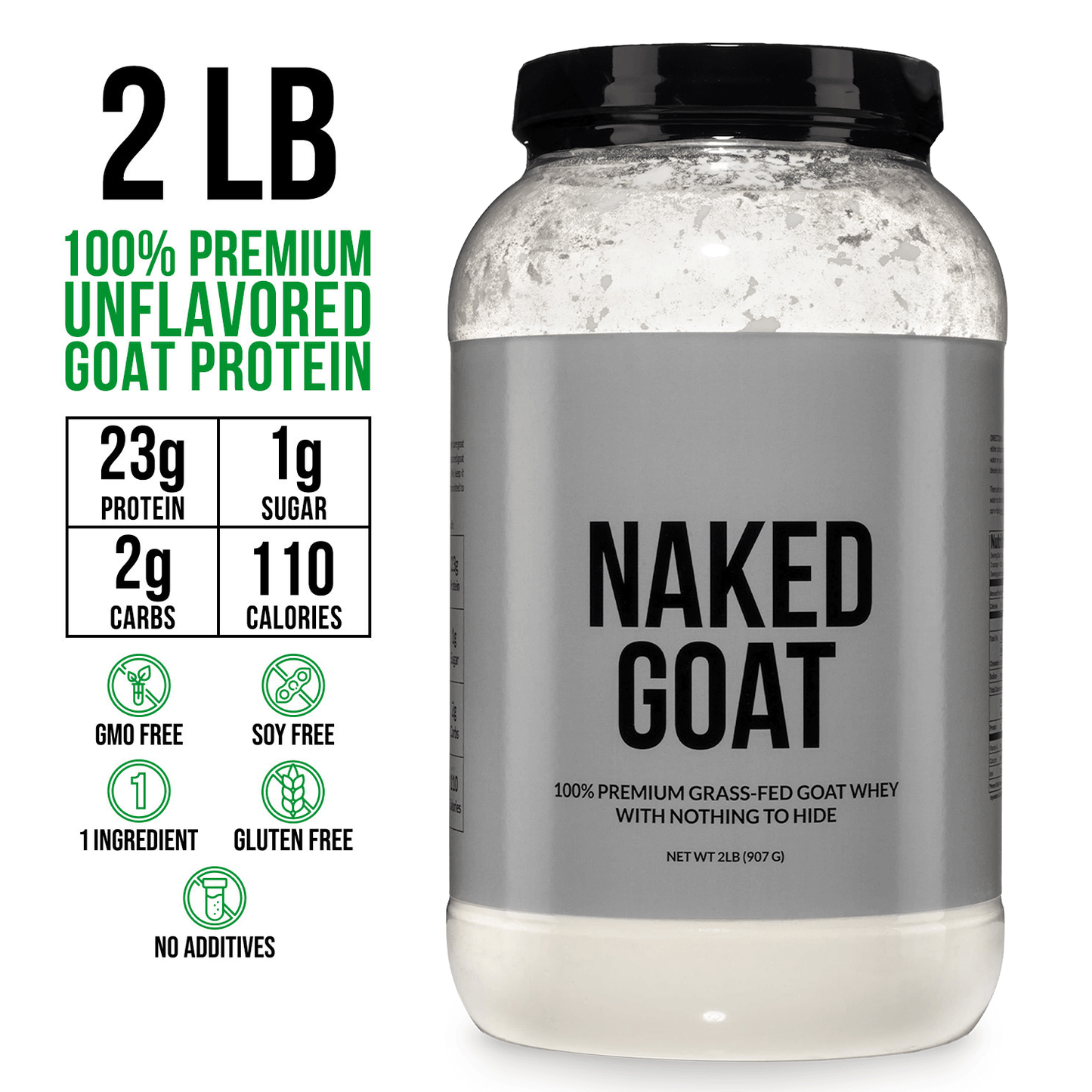 Goat Whey Protein Powder - Unflavored for Simple Daily Protein Routines