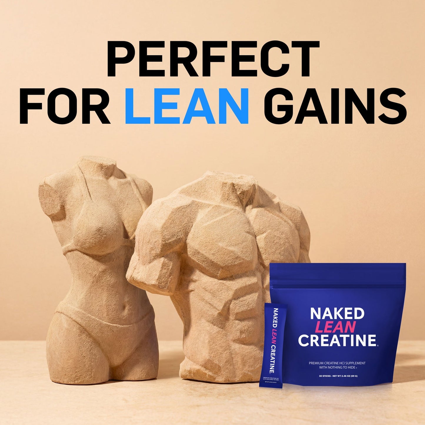 Creatine HCl Travel Packets - Stick Packs for Straightforward Workout Nutrition
