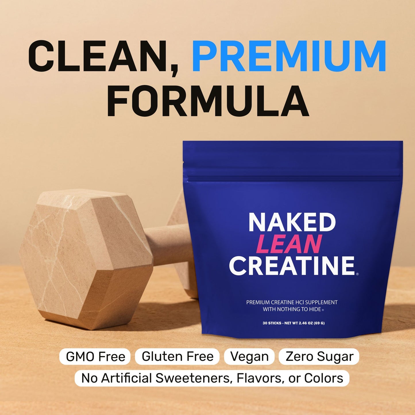 Creatine HCl Travel Packets - Stick Packs for Straightforward Workout Nutrition