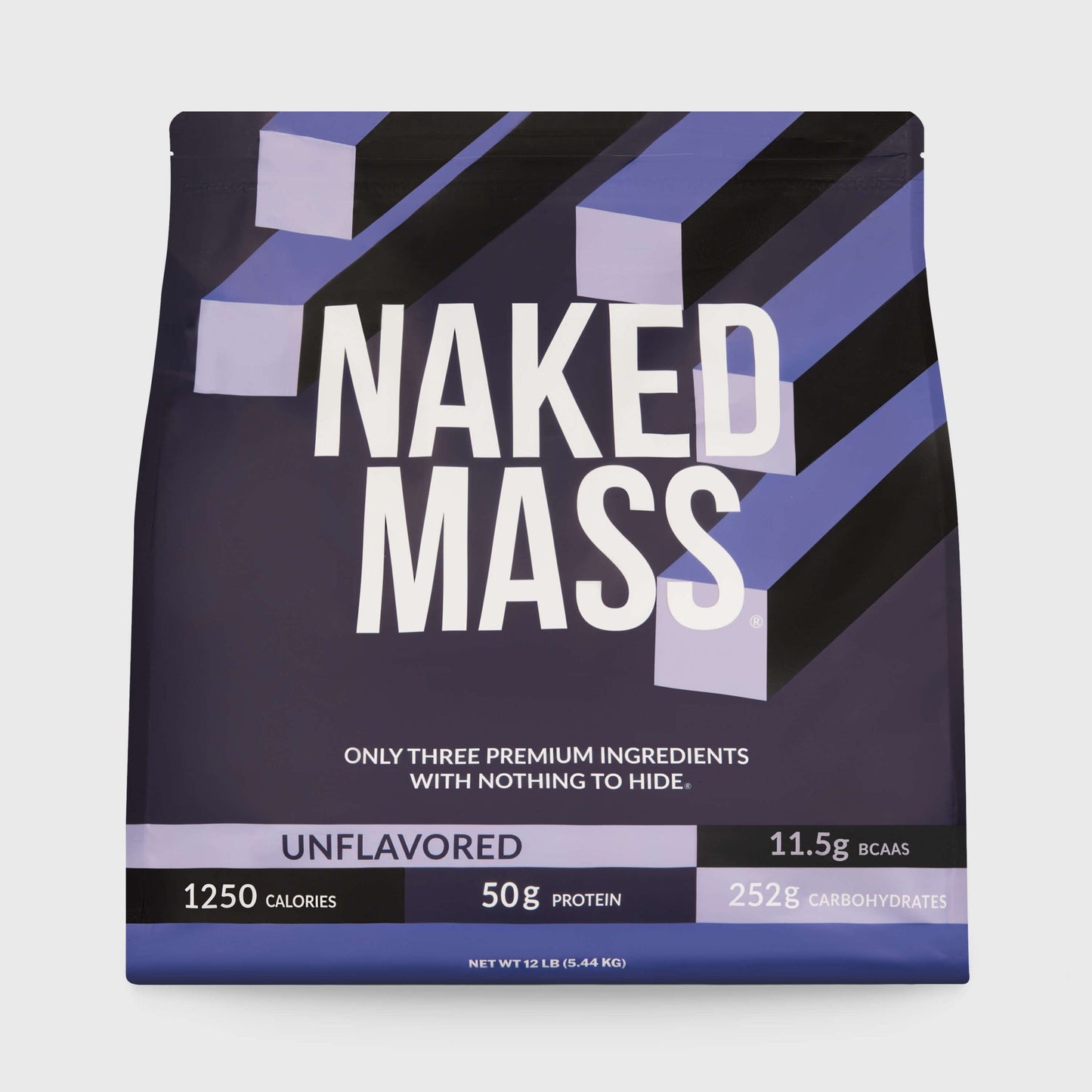 Mass Gainer Protein Supplement - Unflavored 12LB Made for Simple High-Calorie Drink Routines