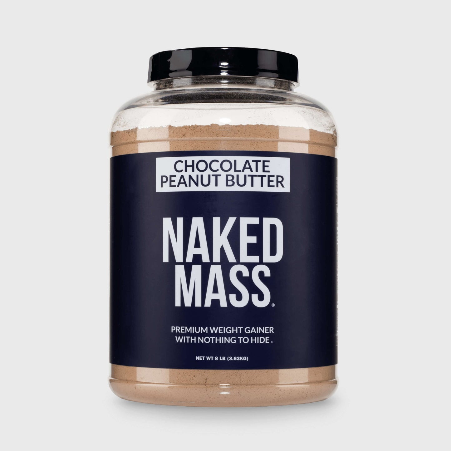 Chocolate Peanut Butter Mass Gainer Protein Supplement - Chocolate PB Made for Simple High-Calorie Drink Routines