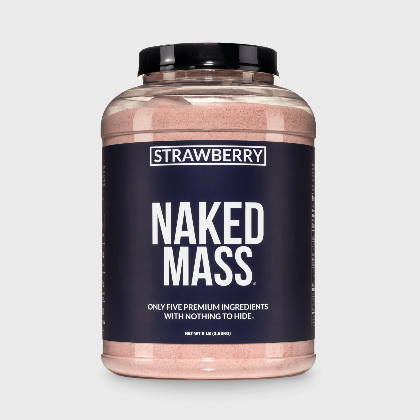 Strawberry Mass Gainer Protein Supplement - Strawberry Made for Simple High-Calorie Drink Routines