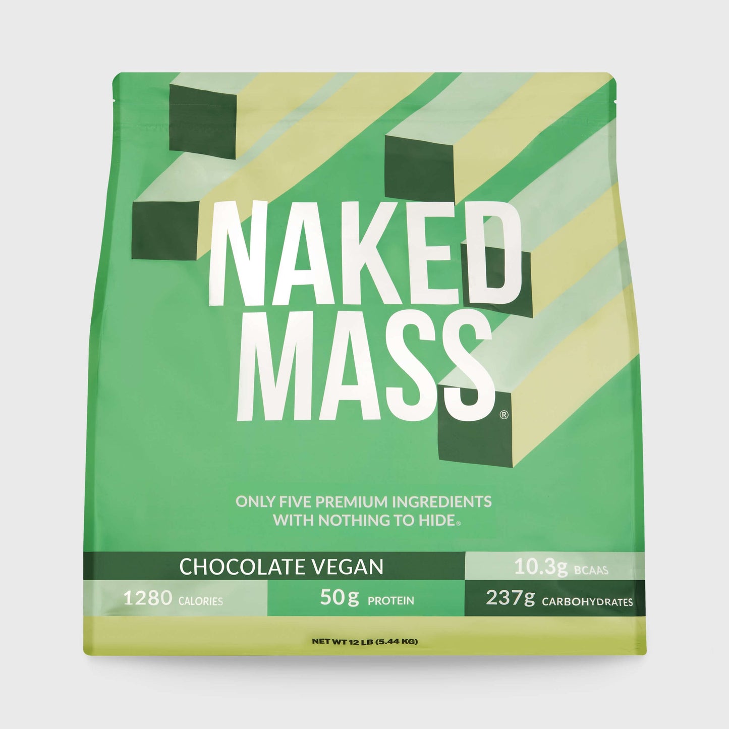 Chocolate Vegan Mass Gainer Supplement - Chocolate (Vegan) 12LB Made for Simple High-Calorie Drink Routines