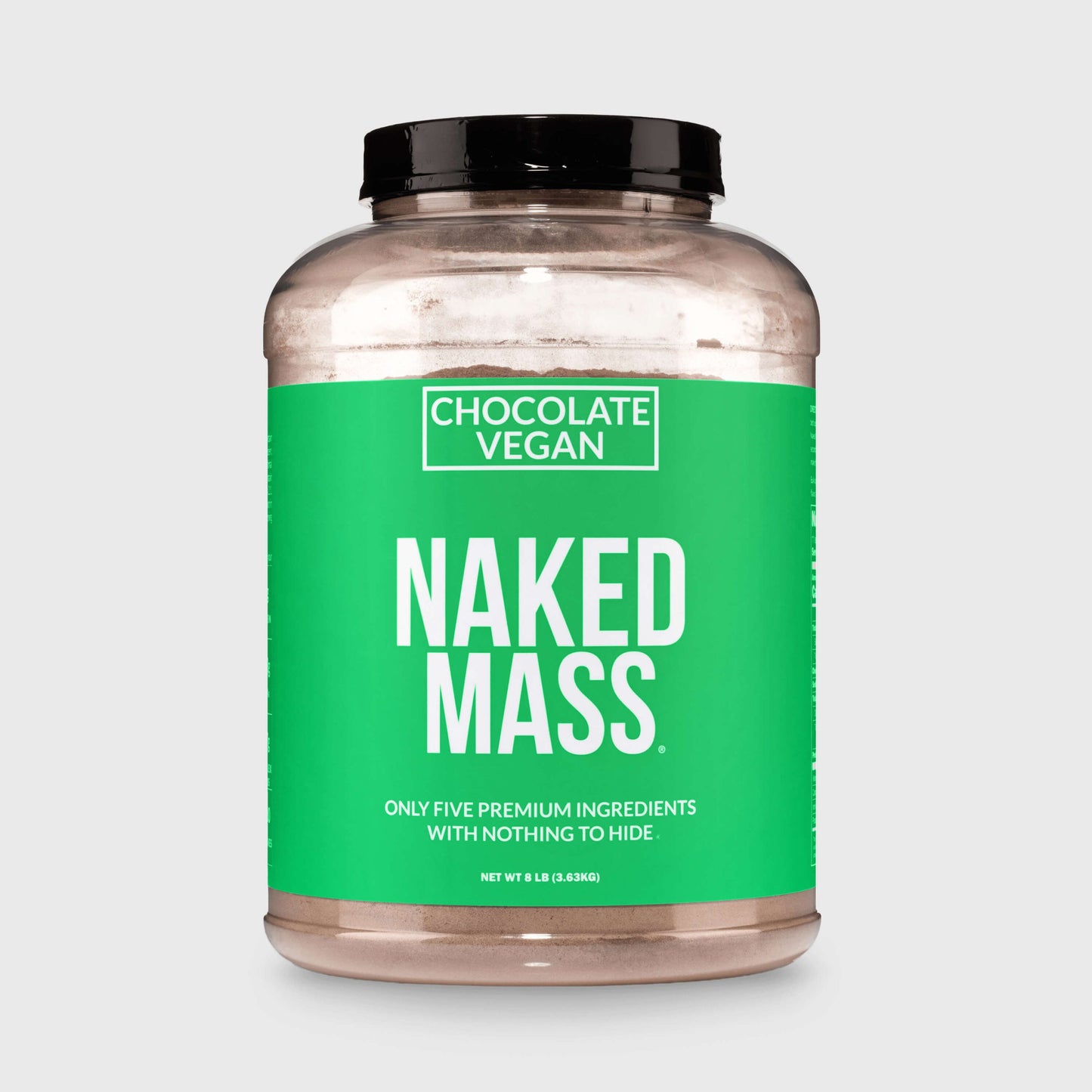 Chocolate Vegan Mass Gainer Supplement - Chocolate (Vegan) Made for Simple High-Calorie Drink Routines