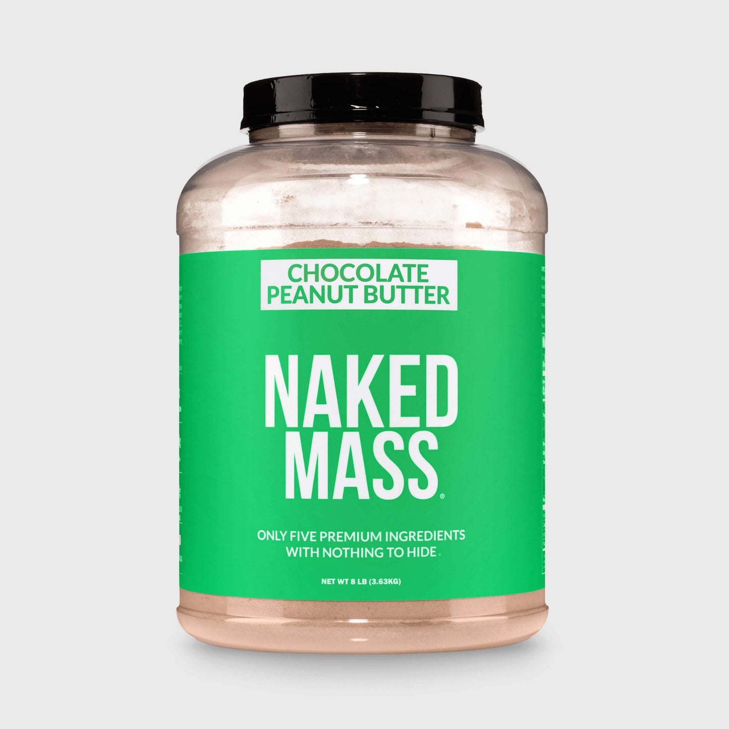 Chocolate Peanut Butter Vegan Mass Gainer Supplement - Chocolate PB (Vegan) Made for Simple High-Calorie Drink Routines