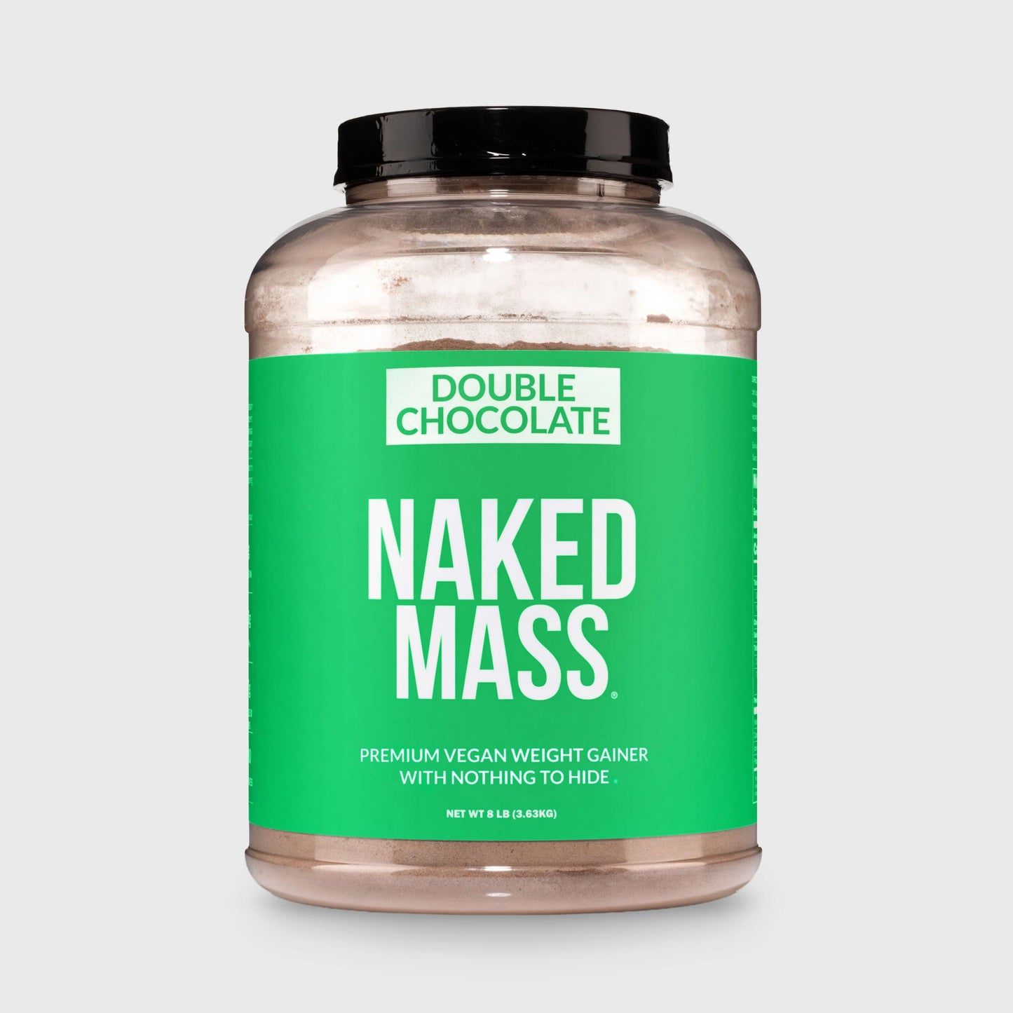 Double Chocolate Vegan Mass Gainer Supplement - Double Chocolate (Vegan) Made for Simple High-Calorie Drink Routines
