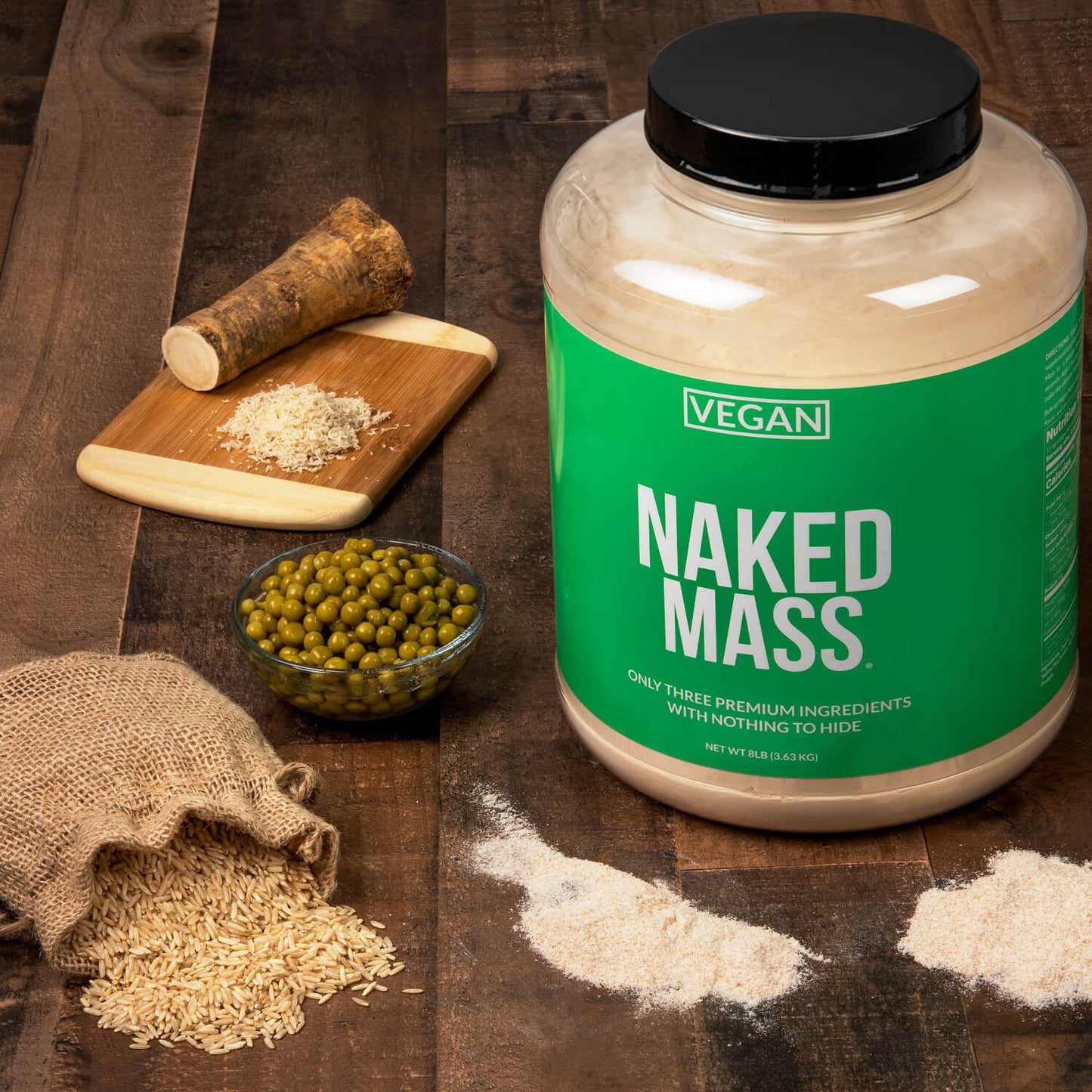 Vanilla Vegan Mass Gainer Supplement - Vanilla (Vegan) Made for Simple High-Calorie Drink Routines