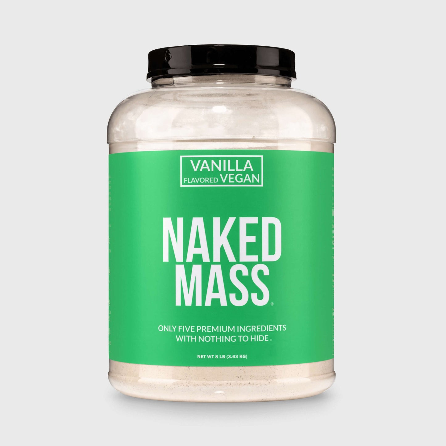 Vanilla Vegan Mass Gainer Supplement - Vanilla (Vegan) Made for Simple High-Calorie Drink Routines