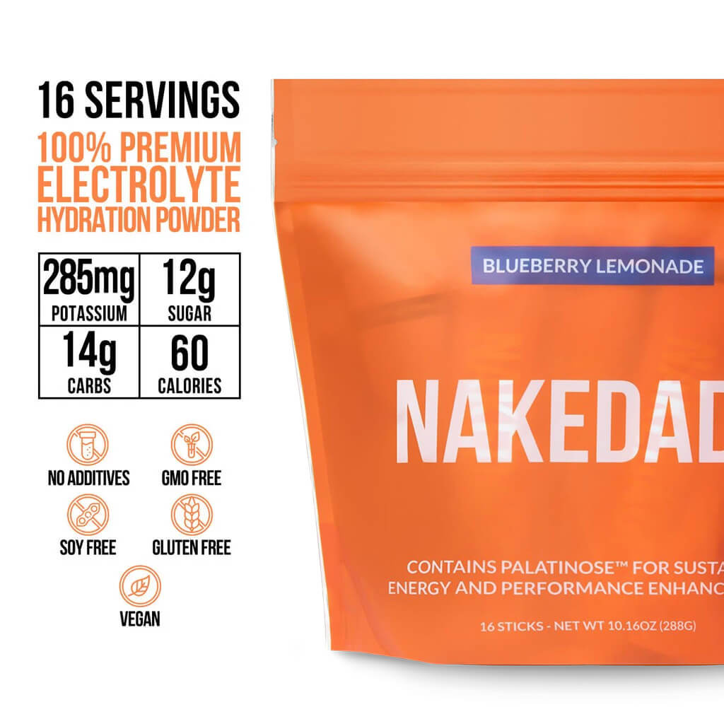 Electrolytes Powder Packets - Blueberry Lemonade - Blueberry Lemonade for Straightforward Electrolyte Mixing
