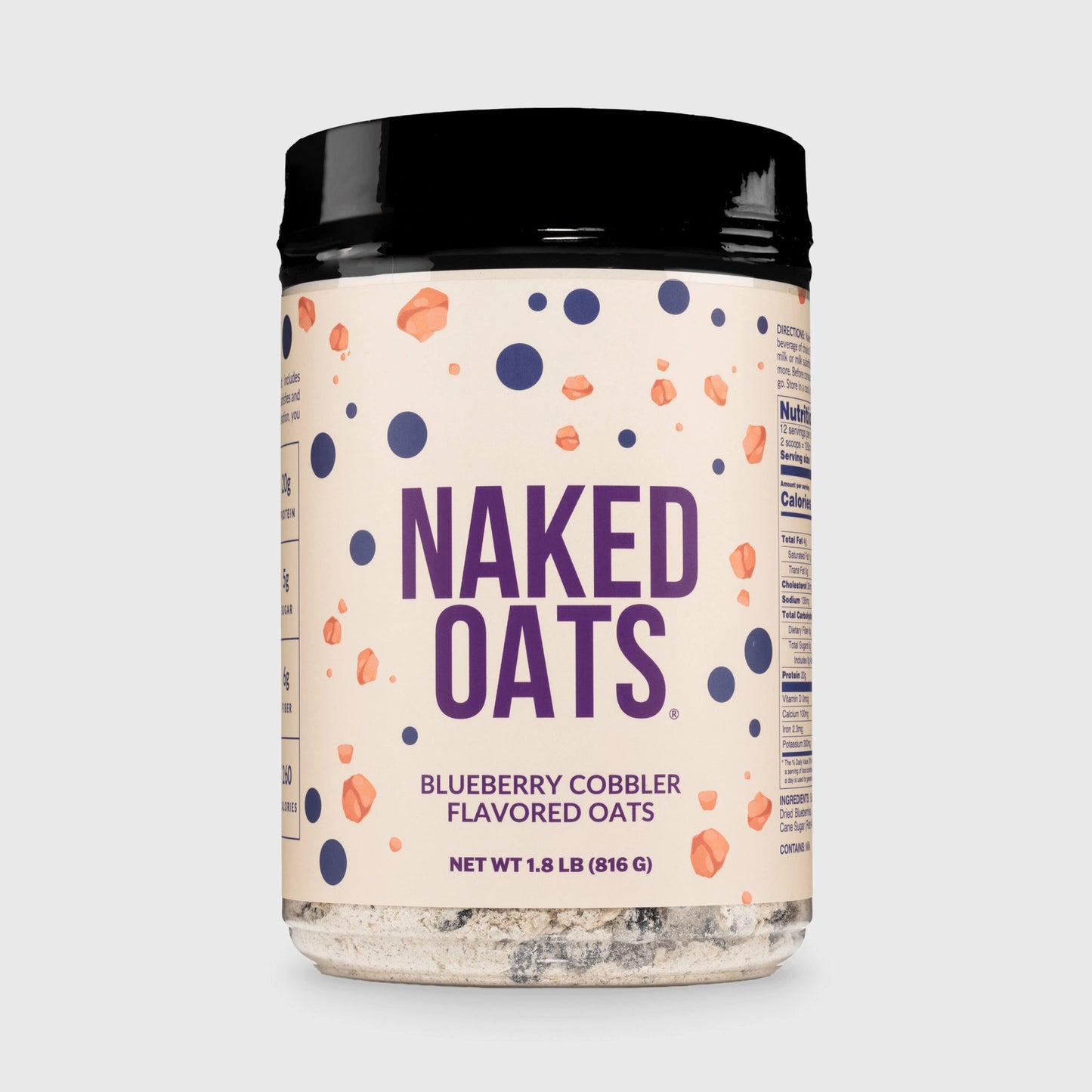 Blueberry Cobbler Protein Oats - Blueberry Cobbler with a Flavorful, Easy-Prep Oat Blend