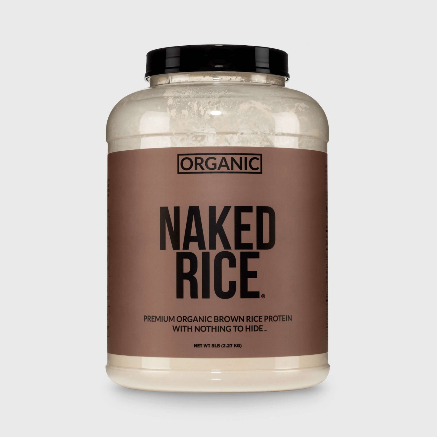 Organic Brown Rice Protein Powder - 5LB Unflavored for Simple Daily Protein Routines