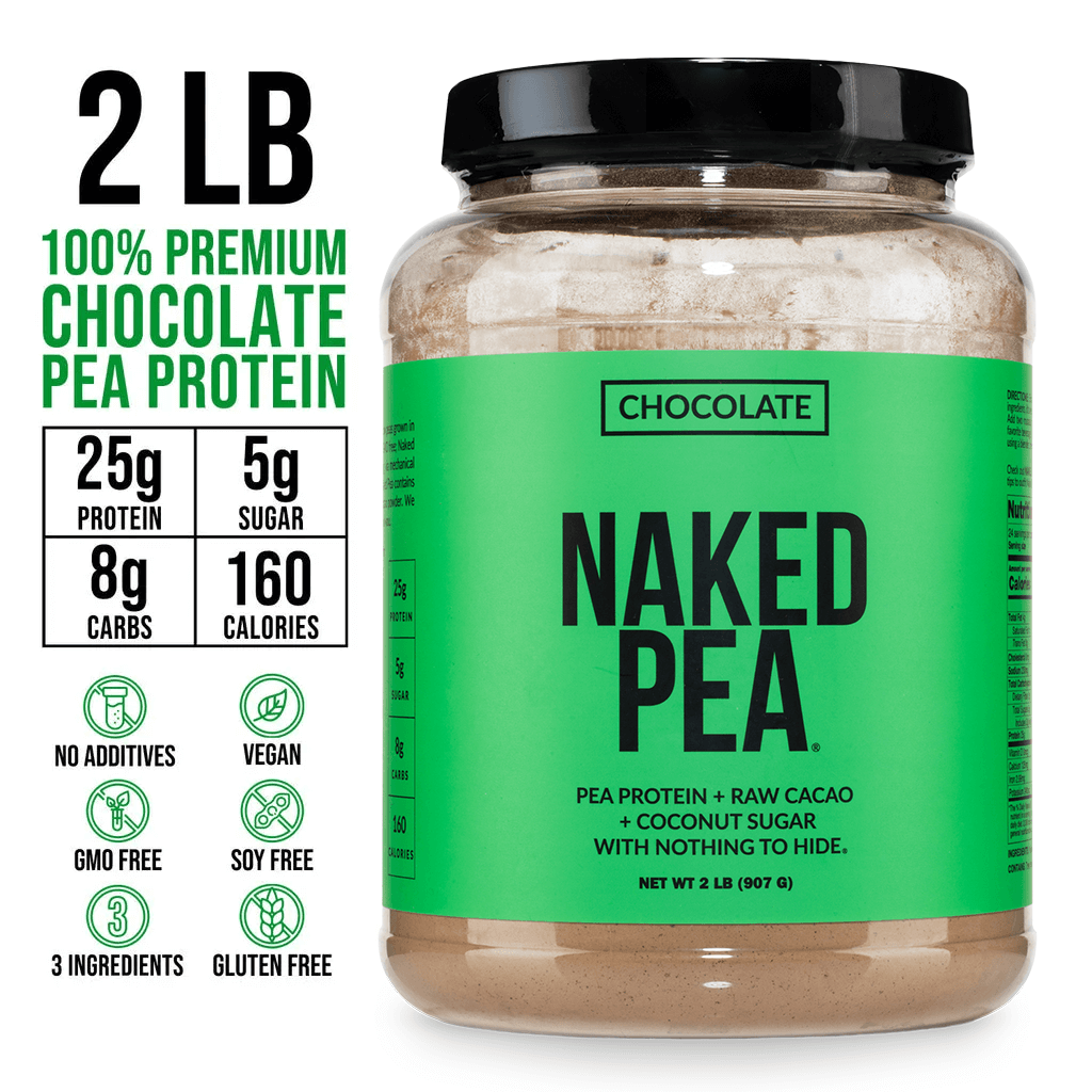 Chocolate Pea Protein Powder - Chocolate - Standard Size for Simple Daily Protein Routines