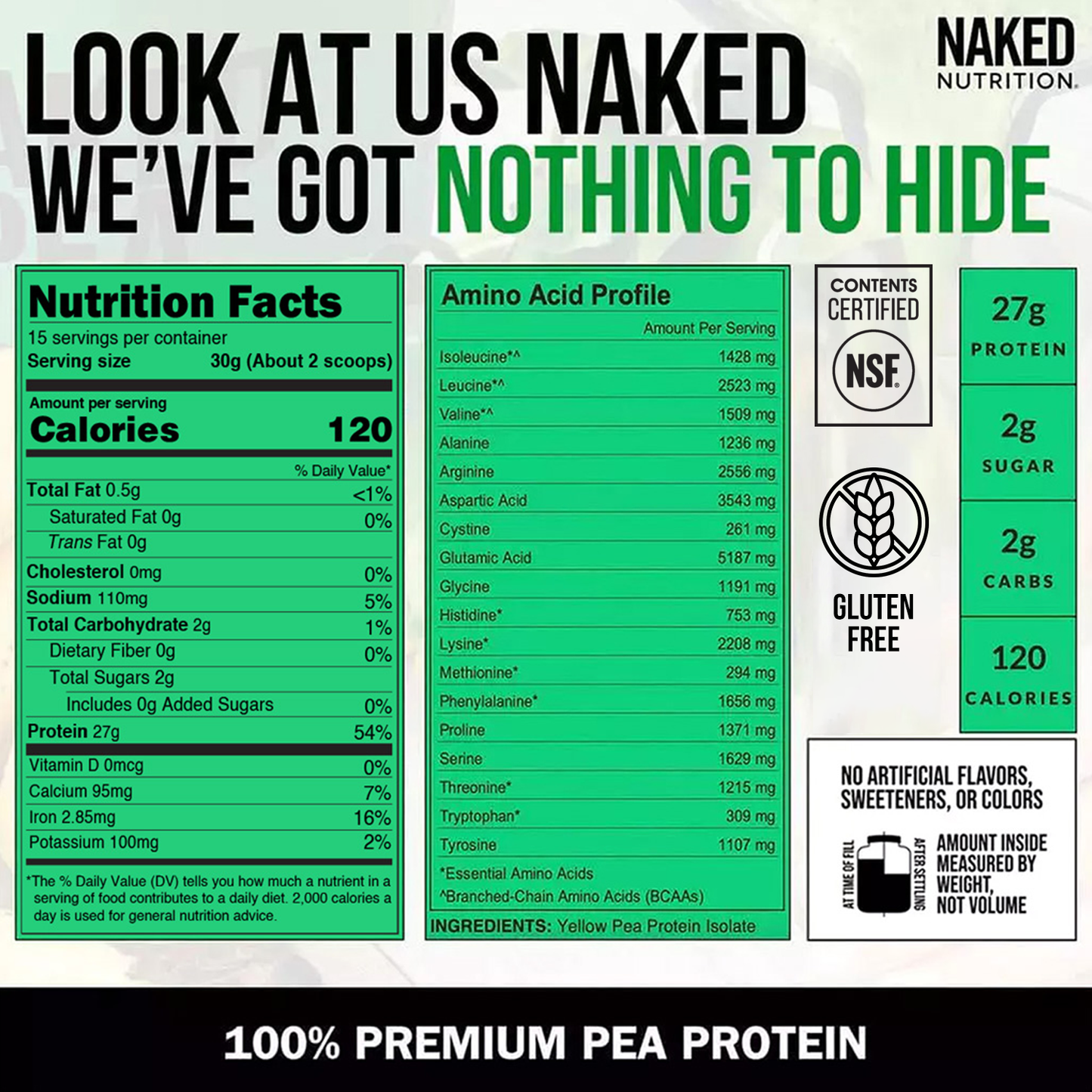 Pea Protein Powder 1lb - Unflavored for Simple Daily Protein Routines