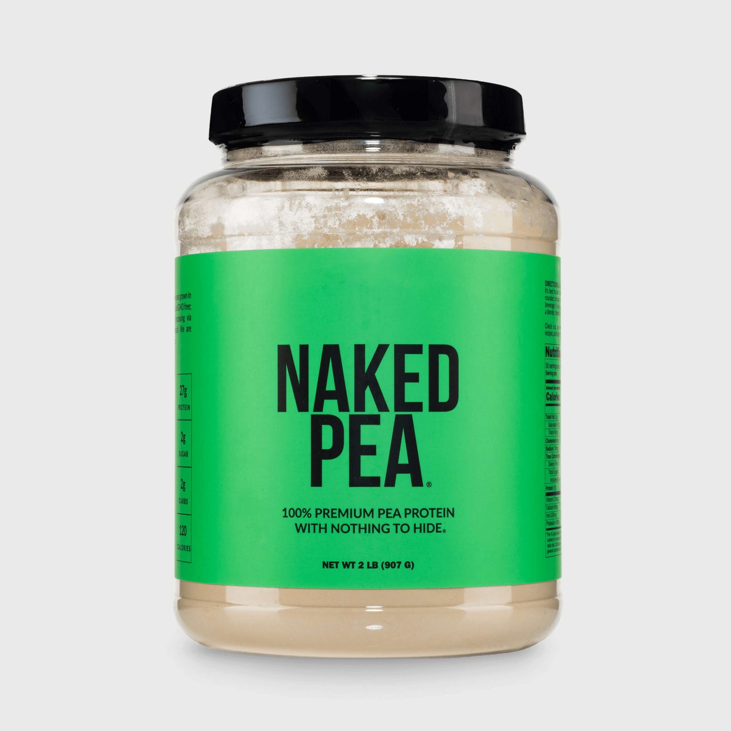 Pea Protein Powder - Unflavored - Standard Size for Simple Daily Protein Routines