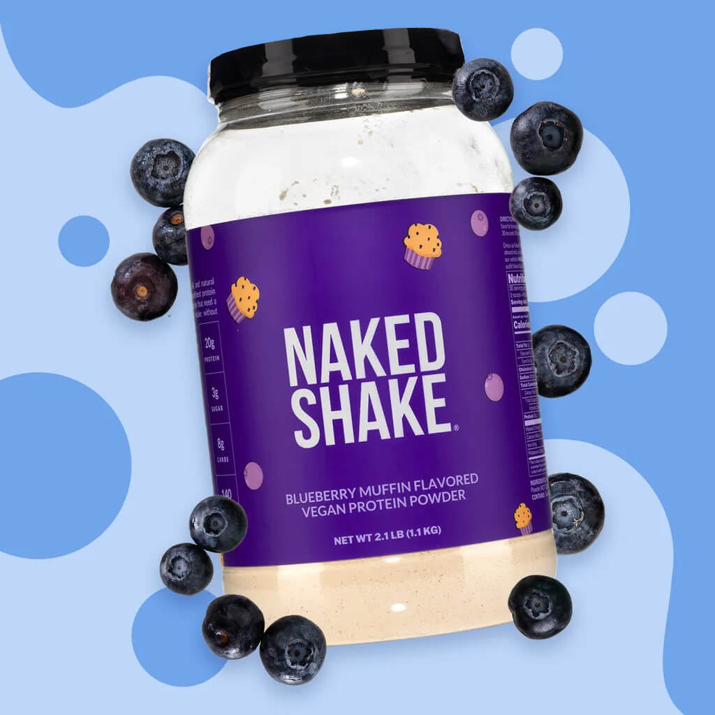 Blueberry Muffin Protein Shake - Blueberry Muffin for Simple Protein Drink Preparation