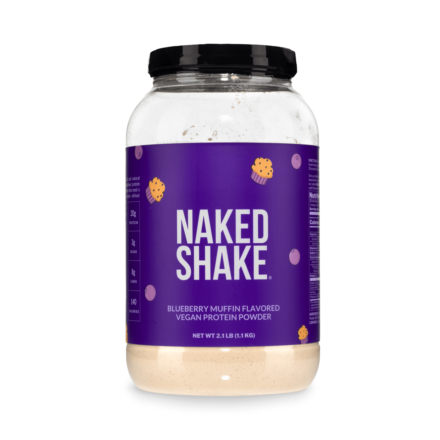 Blueberry Muffin Protein Shake - Blueberry Muffin for Simple Protein Drink Preparation