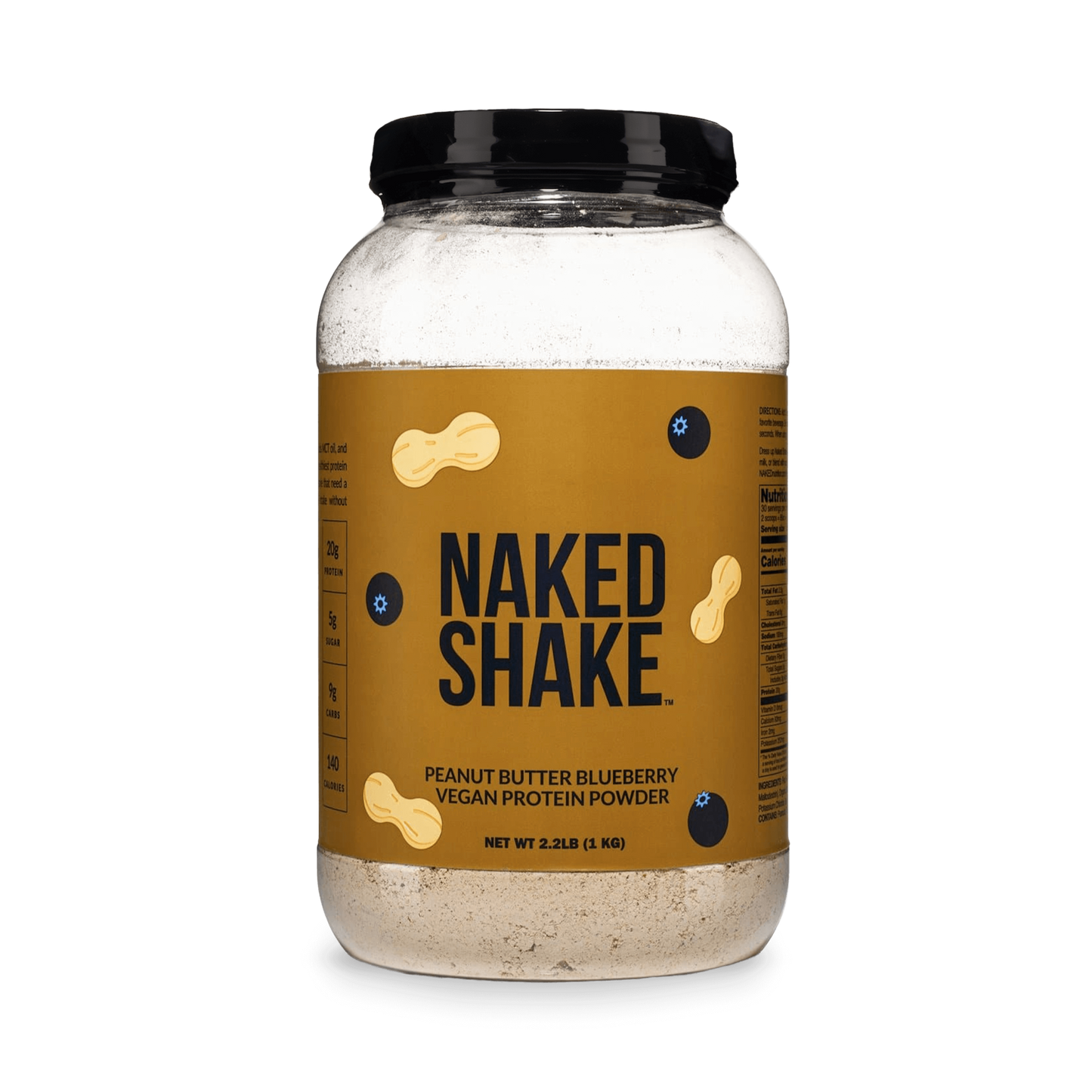 PB Blueberry Vegan Protein - PB Blueberry with a Straightforward, Versatile Formula