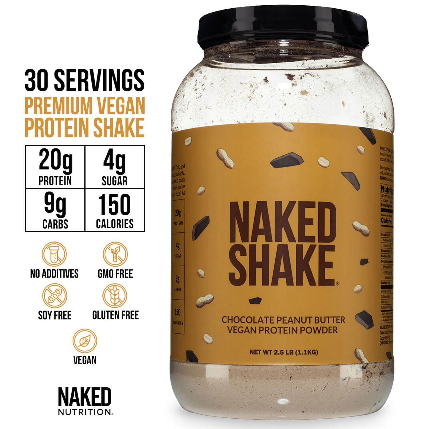Chocolate PB Protein Shake - Chocolate Peanut Butter for Simple Protein Drink Preparation