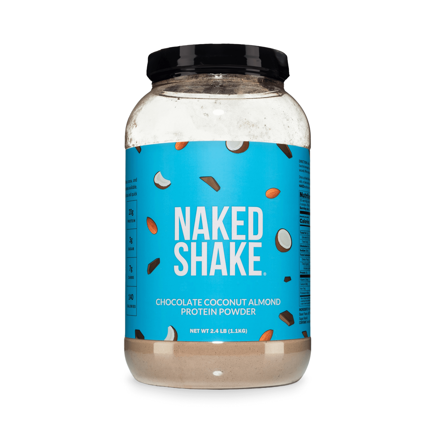 Chocolate Coconut Almond Protein Shake - Chocolate Coconut Almond for Simple Protein Drink Preparation