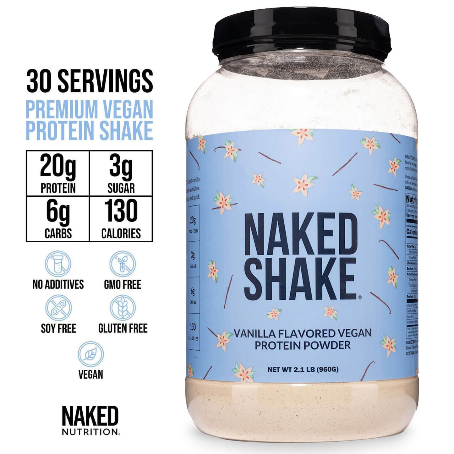 Vanilla Protein Shake - Vanilla for Simple Protein Drink Preparation