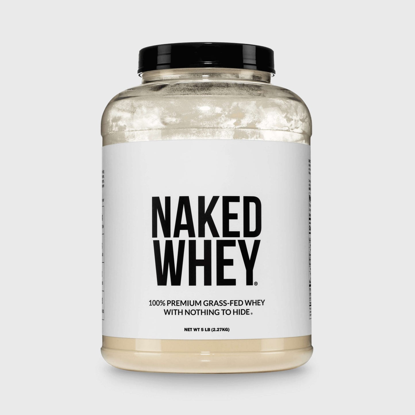 Grass Fed Whey Protein Powder - Unflavored - Bulk Size for Simple Daily Protein Routines