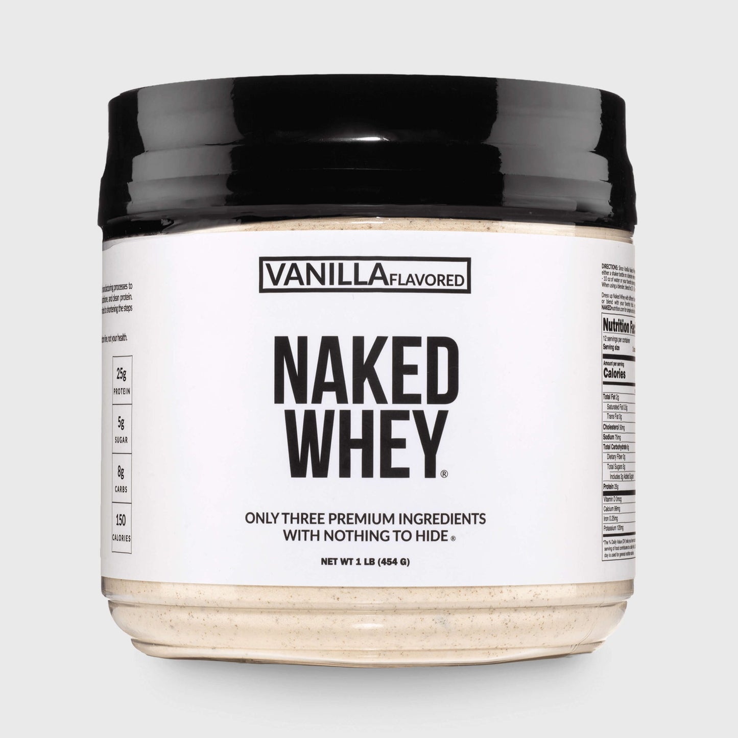 Vanilla Whey Protein Powder 1lb - Vanilla for Simple Daily Protein Routines