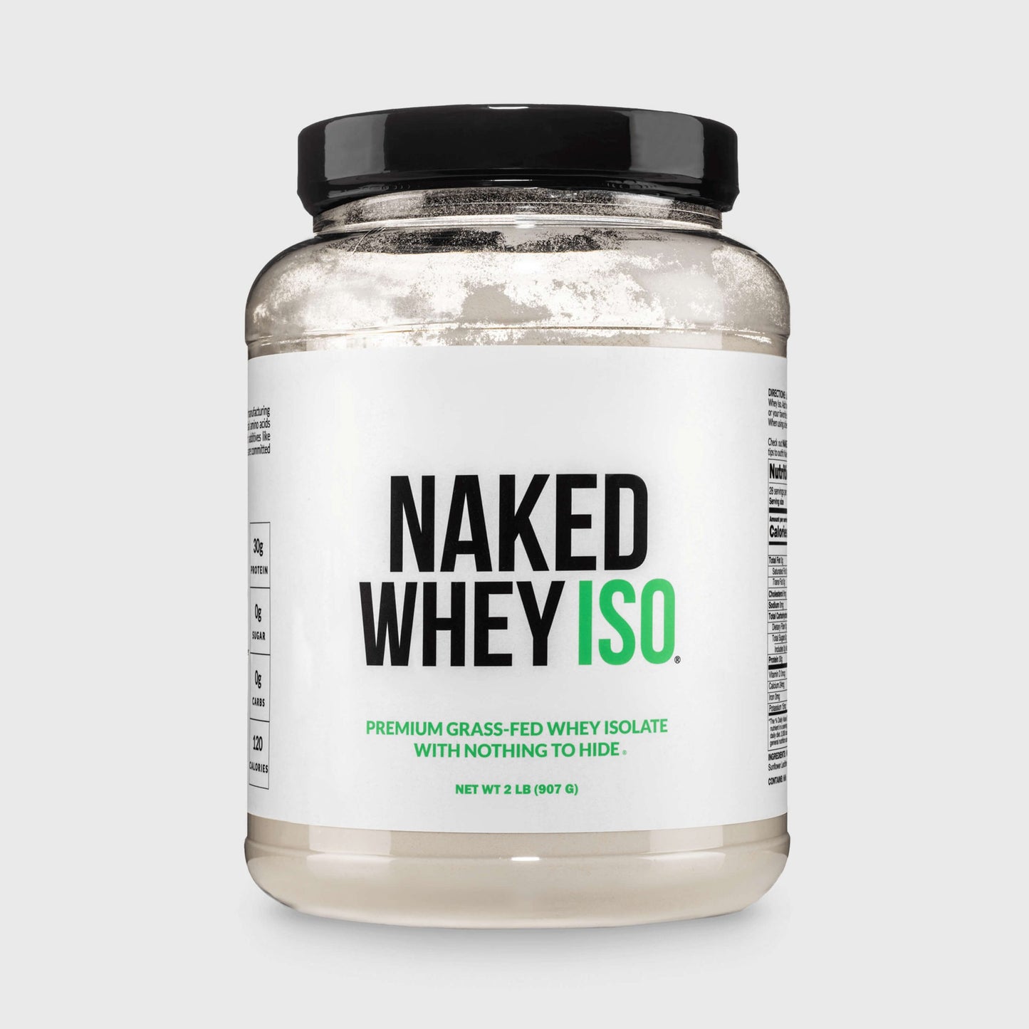 Grass Fed Whey Isolate Protein Powder - Unflavored for Simple Daily Protein Routines