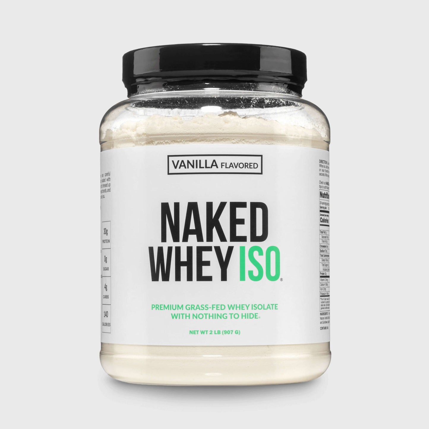 Vanilla Grass-Fed Whey Isolate Protein Powder - Vanilla for Simple Daily Protein Routines