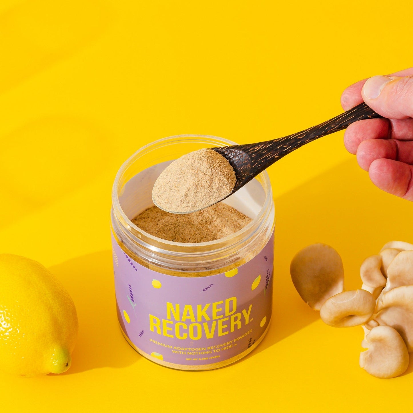 Mushroom Blend Supplement with Tart Cherry & Lemon Balm with a Straightforward, Versatile Formula