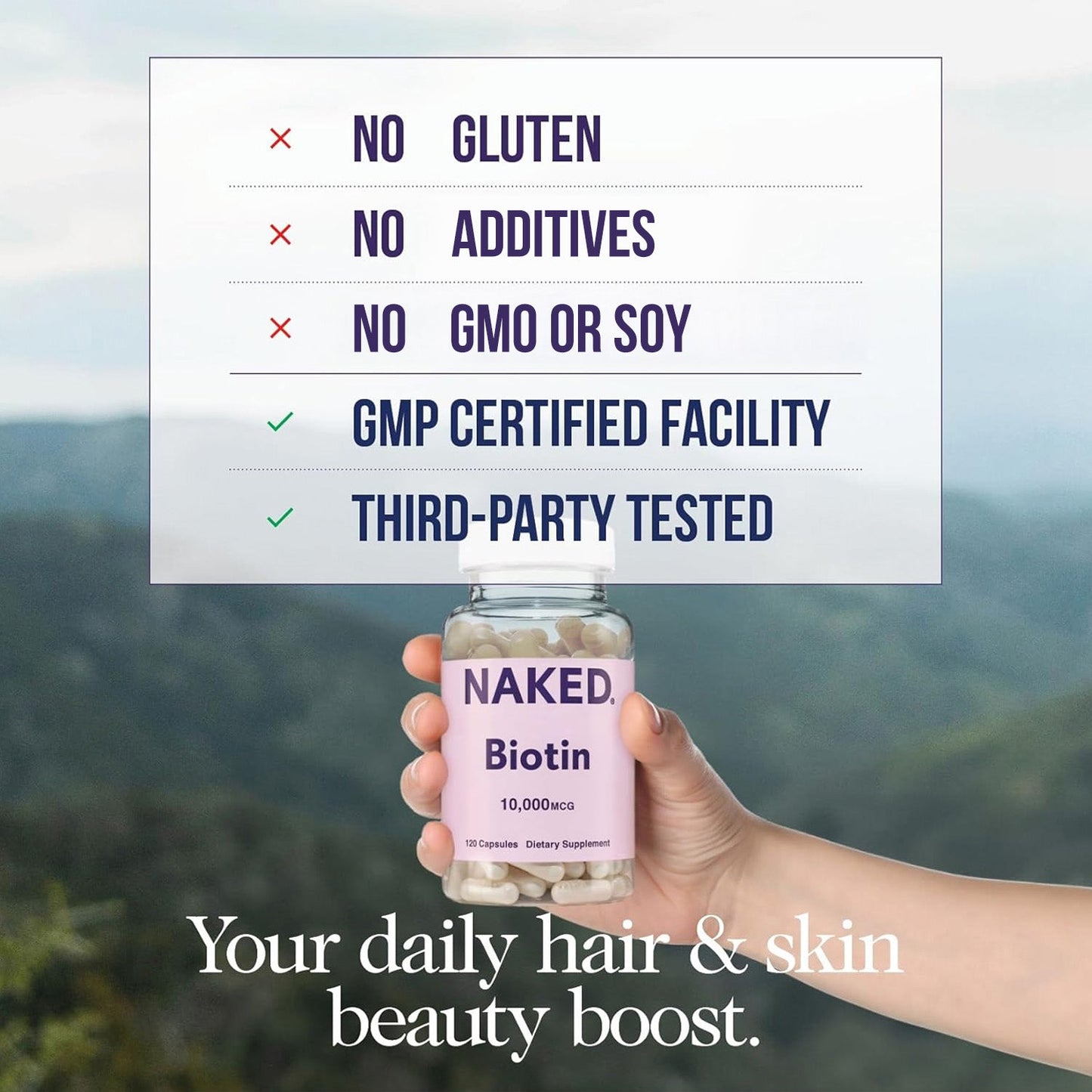 Daily Biotin Supplement - Biotin with a Simple, Straightforward Formula