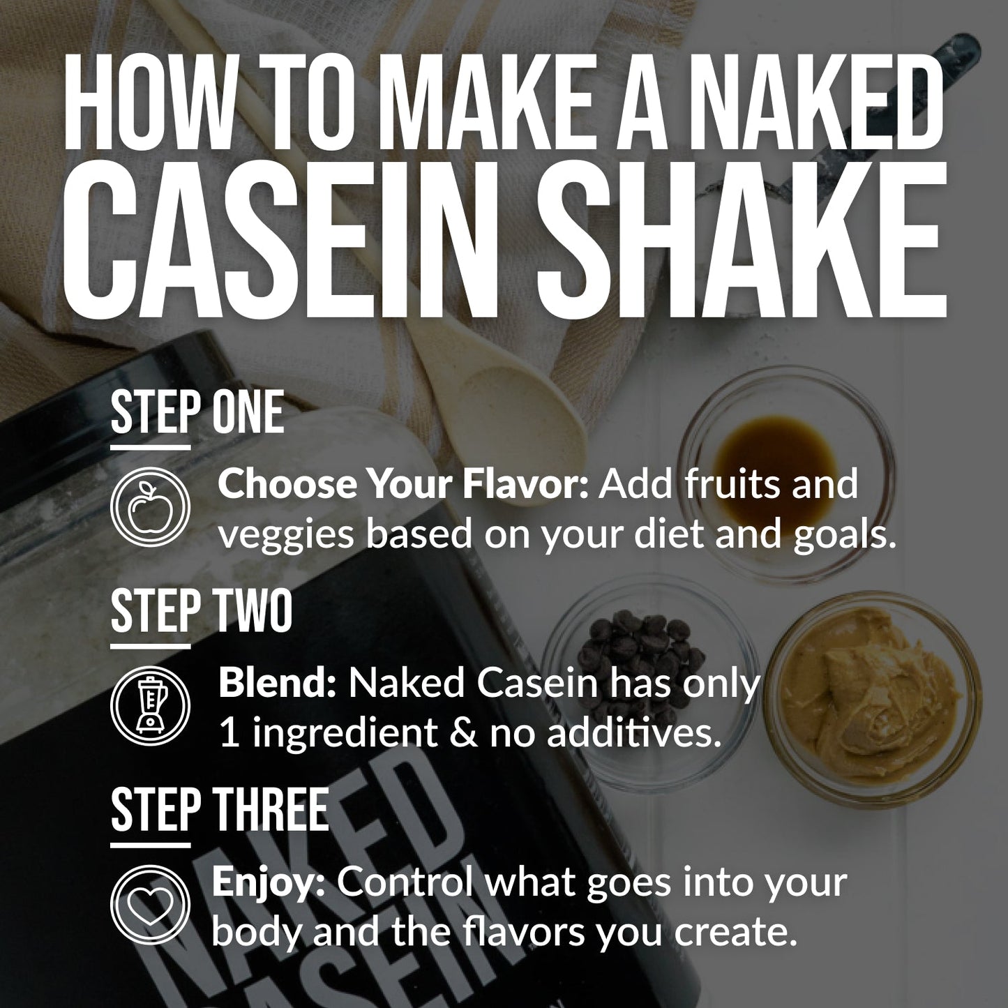 Micellar Casein Protein Powder - Unflavored - Value Size for Simple Daily Protein Routines