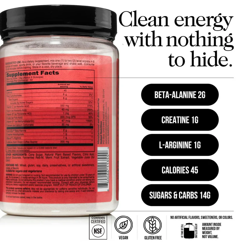 Cherry Lime Pre Workout Supplement - Cherry Lime for Straightforward Workout Nutrition