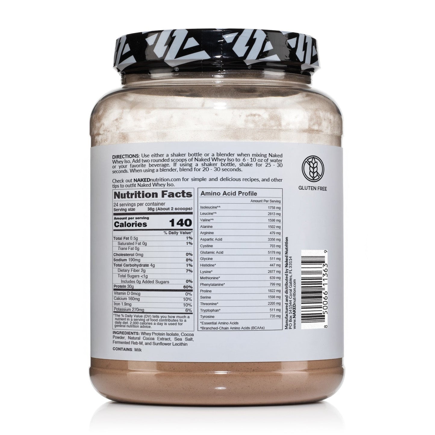 Chocolate Grass-Fed Whey Isolate Protein Powder - Chocolate for Simple Daily Protein Routines