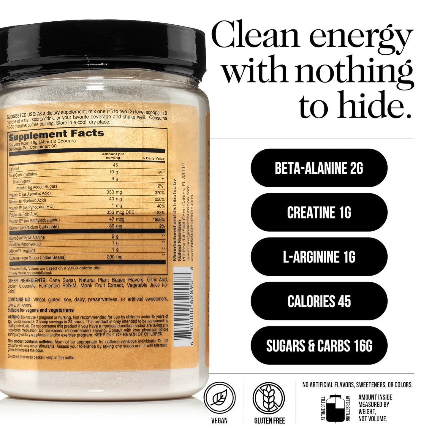 Citrus Pre Workout Supplement - Citrus for Straightforward Workout Nutrition