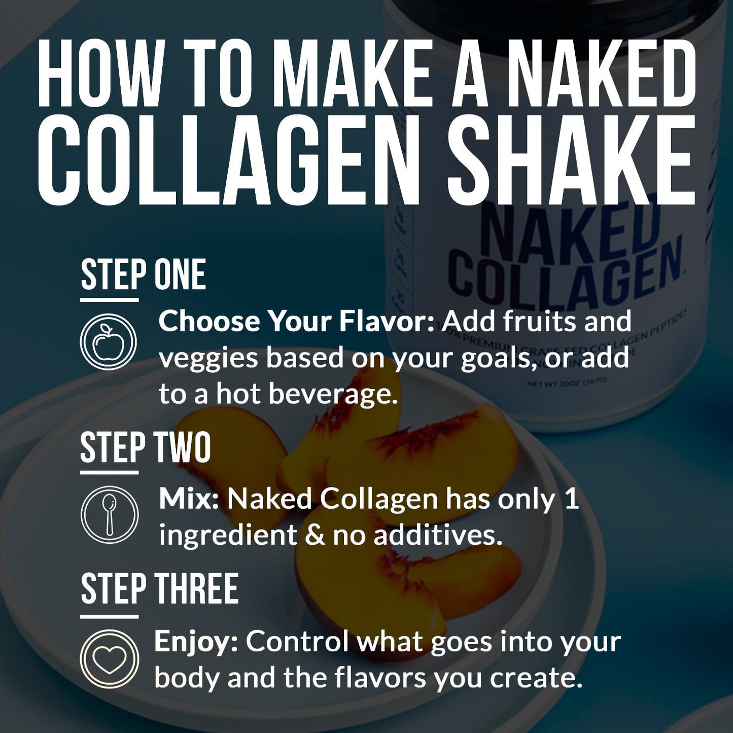 Collagen Peptides Protein Powder - Collagen Peptides for Convenient Collagen Drinks and Recipes