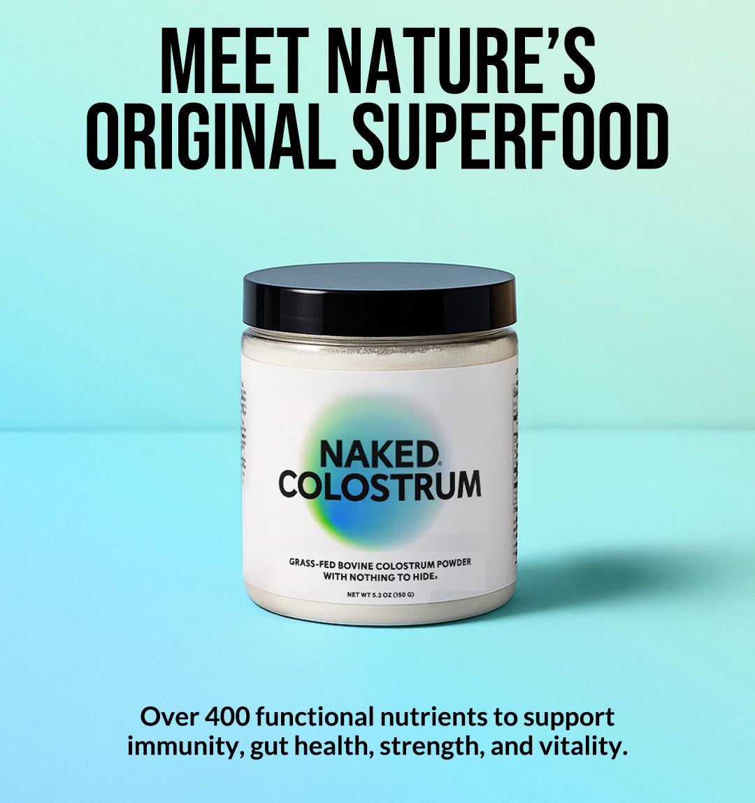 Grass-Fed Colostrum Powder - Colostrum Powder for Convenient Collagen Drinks and Recipes