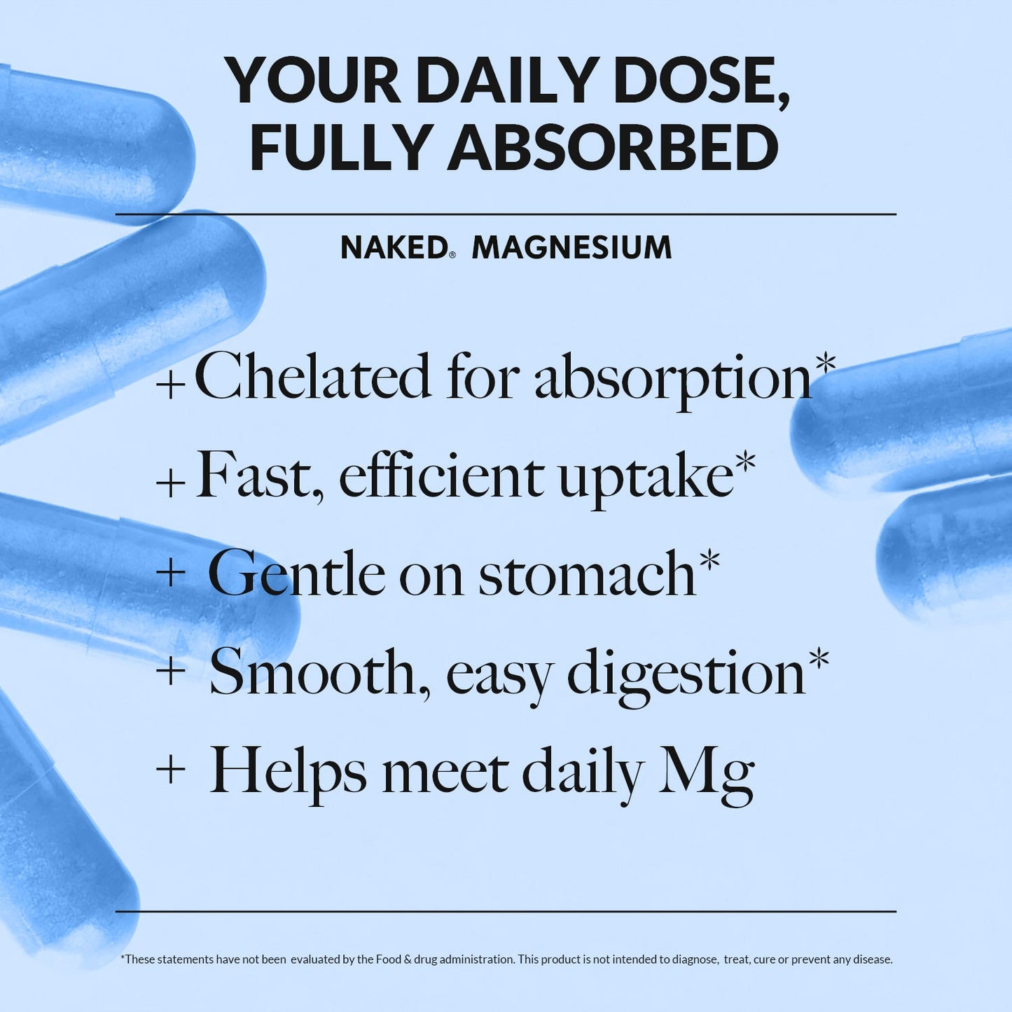 Daily Magnesium Supplement - Magnesium with a Simple, Straightforward Formula