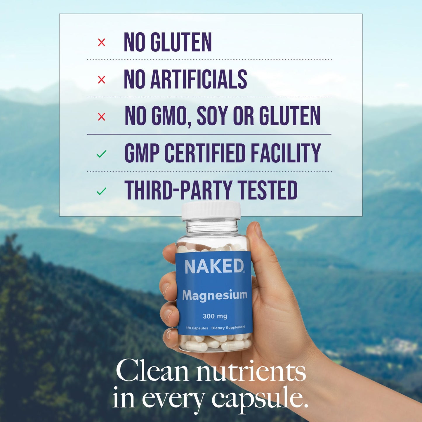 Daily Magnesium Supplement - Magnesium with a Simple, Straightforward Formula