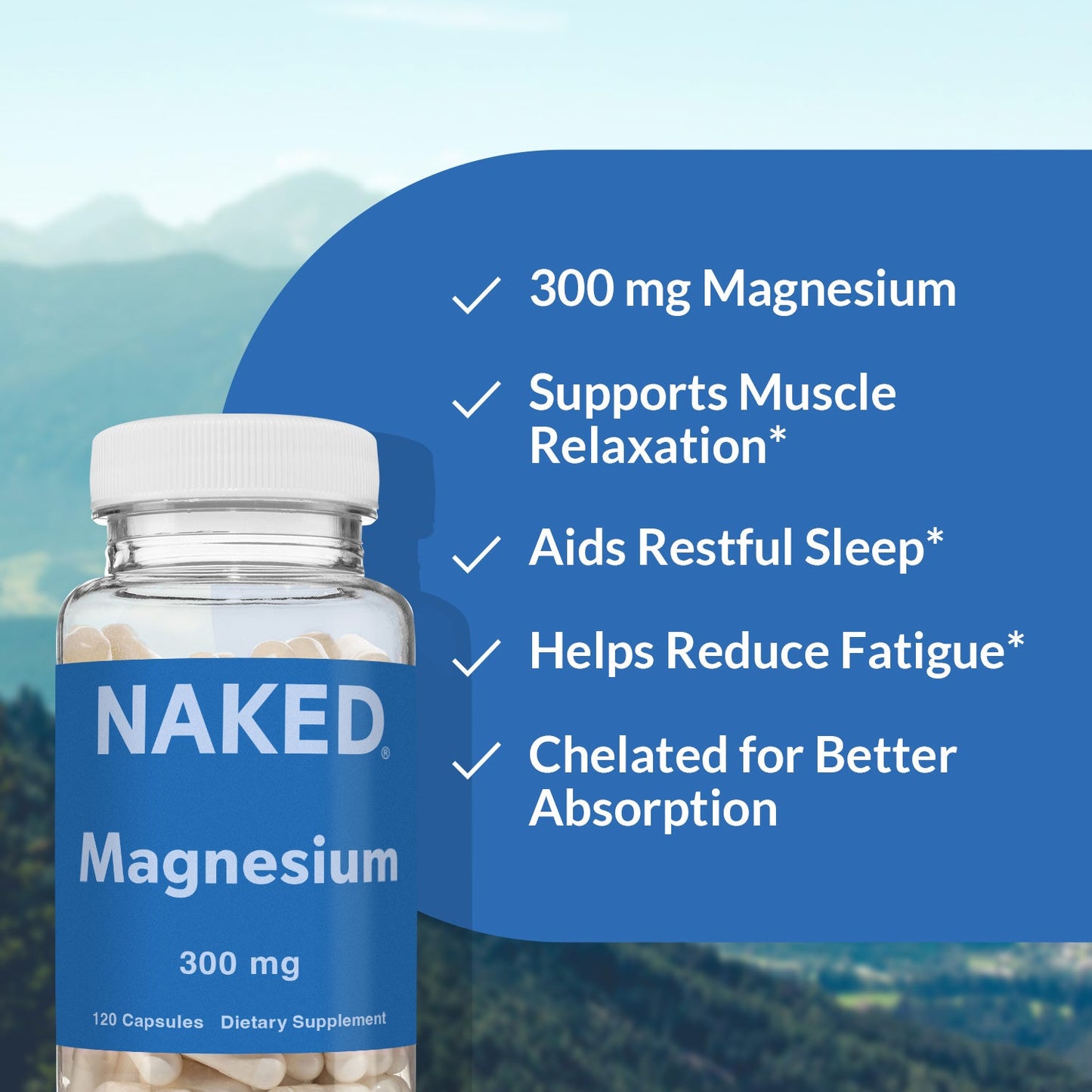 Daily Magnesium Supplement - Magnesium with a Simple, Straightforward Formula
