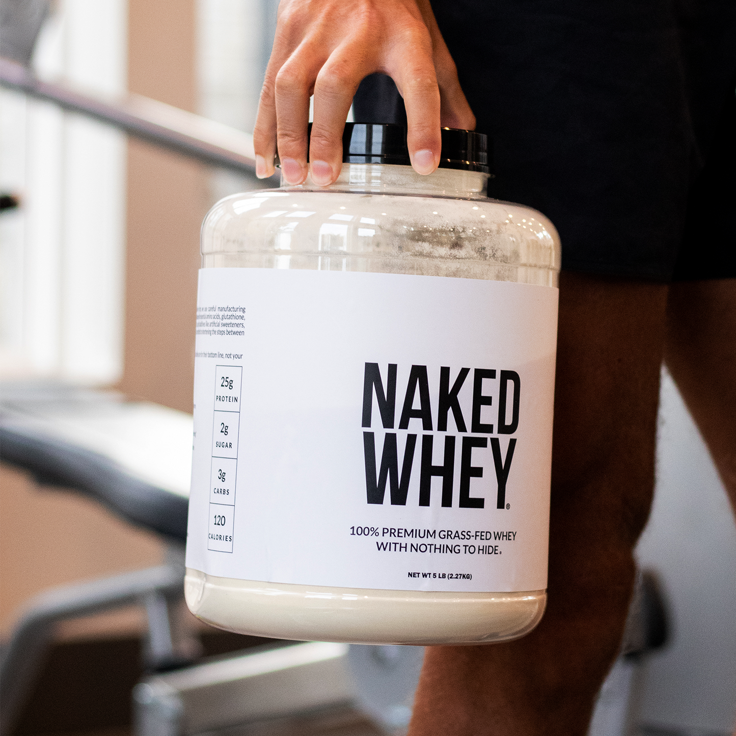 Grass Fed Whey Protein Powder - Unflavored - Bulk Size for Simple Daily Protein Routines