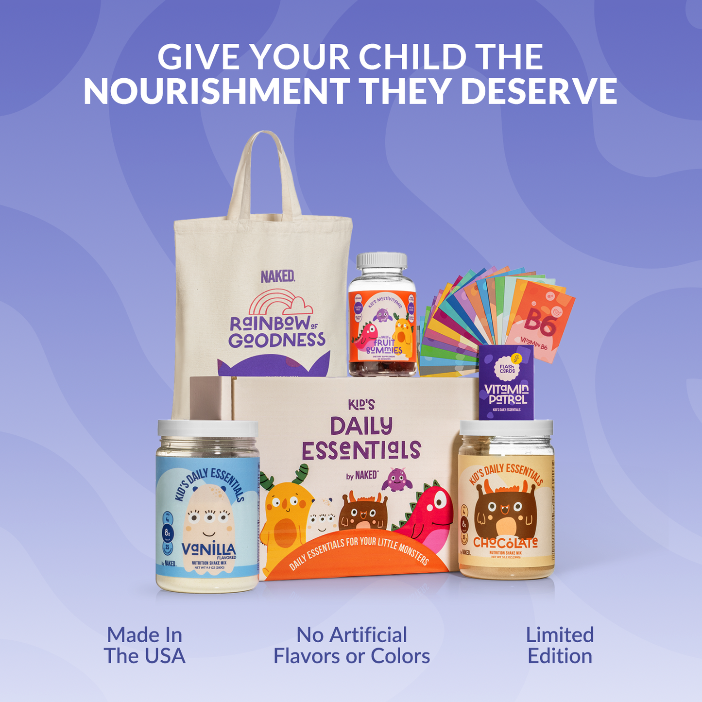 Kid's Essentials Box with an Easy-to-Use Everyday Format