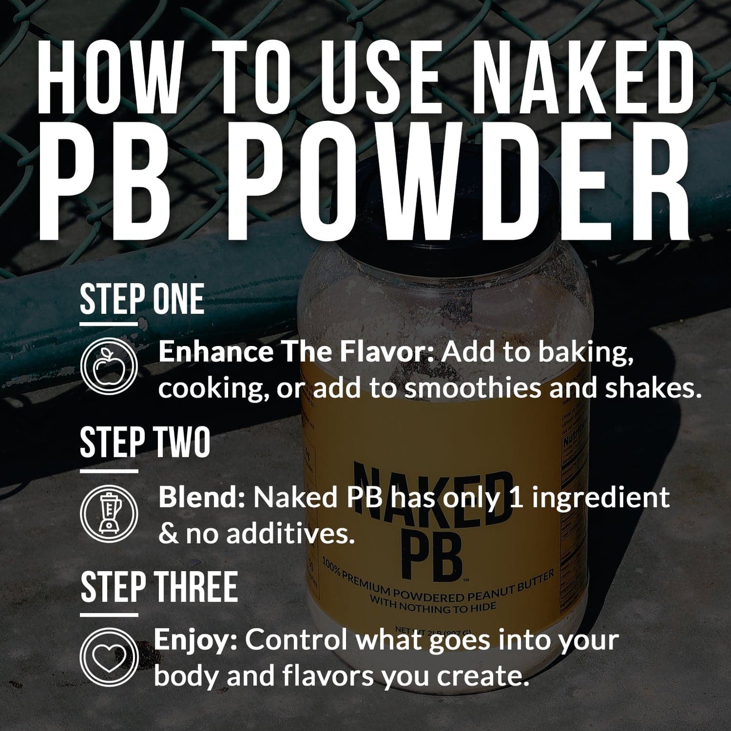 Powdered Peanut Butter - PB - 2 LB for Simple Daily Protein Routines