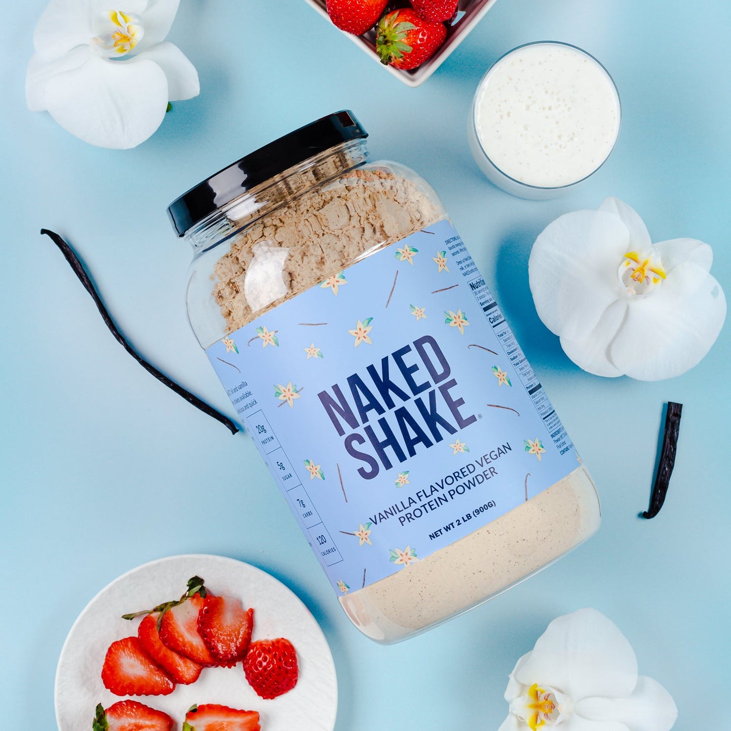 Vanilla Protein Shake - Vanilla for Simple Protein Drink Preparation
