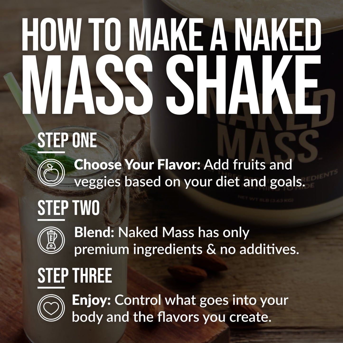 Strawberry Mass Gainer Protein Supplement - Strawberry Made for Simple High-Calorie Drink Routines