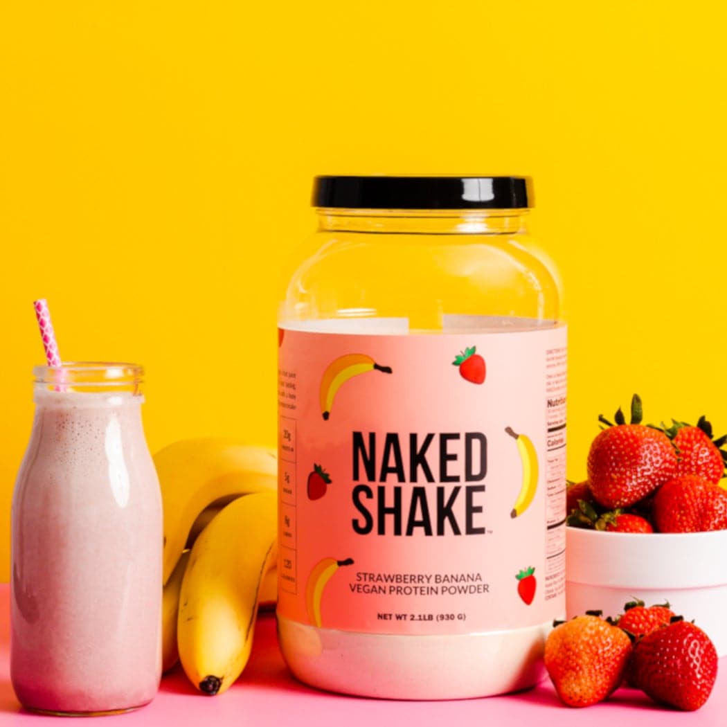 Strawberry Banana Protein Shake - Strawberry Banana for Simple Protein Drink Preparation