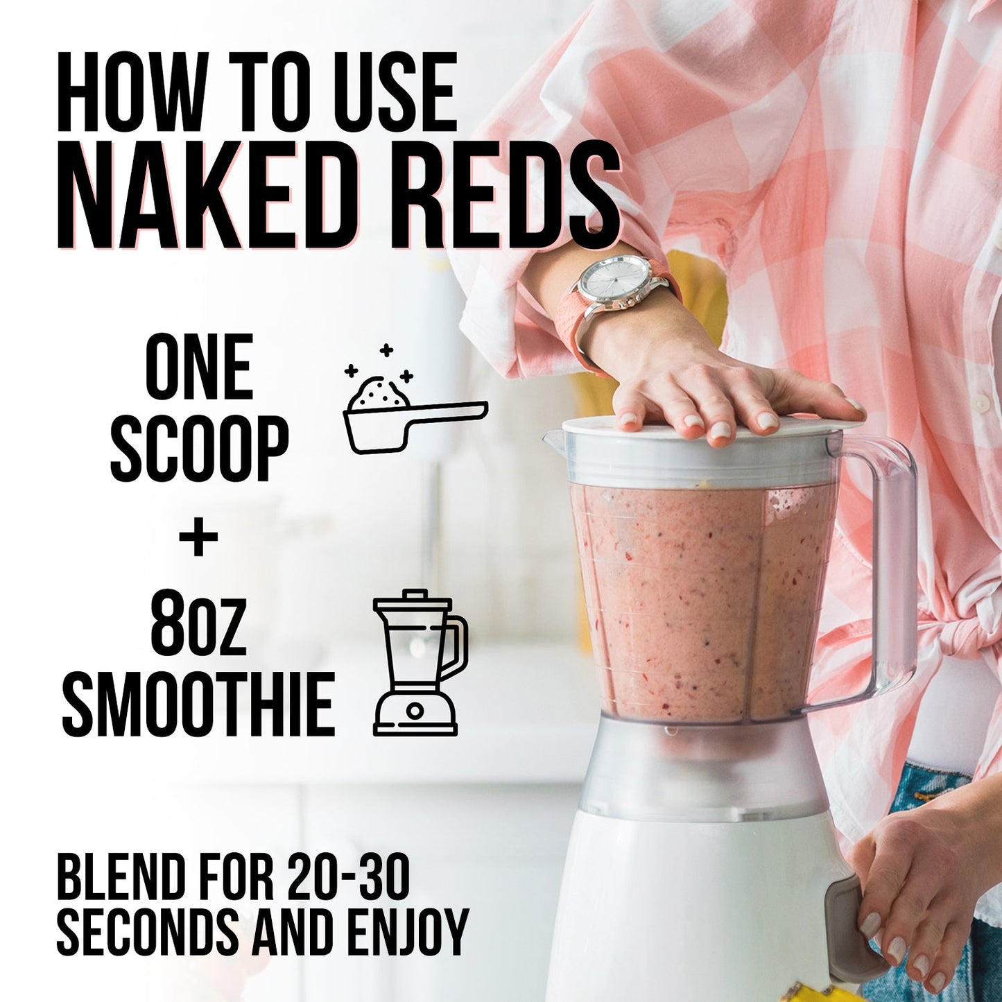 Red Fruit & Vegetable Blend Powder with a Straightforward, Versatile Formula