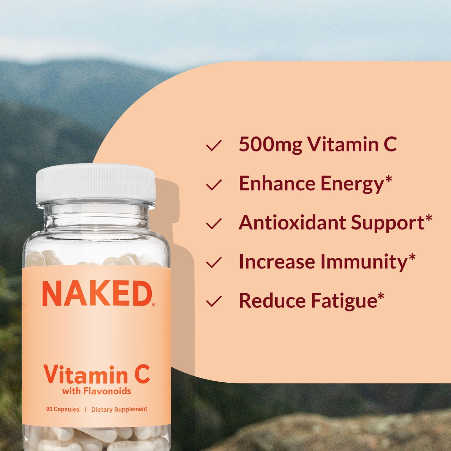 Daily Vitamin C Supplement - Vitamin C with a Simple, Straightforward Formula