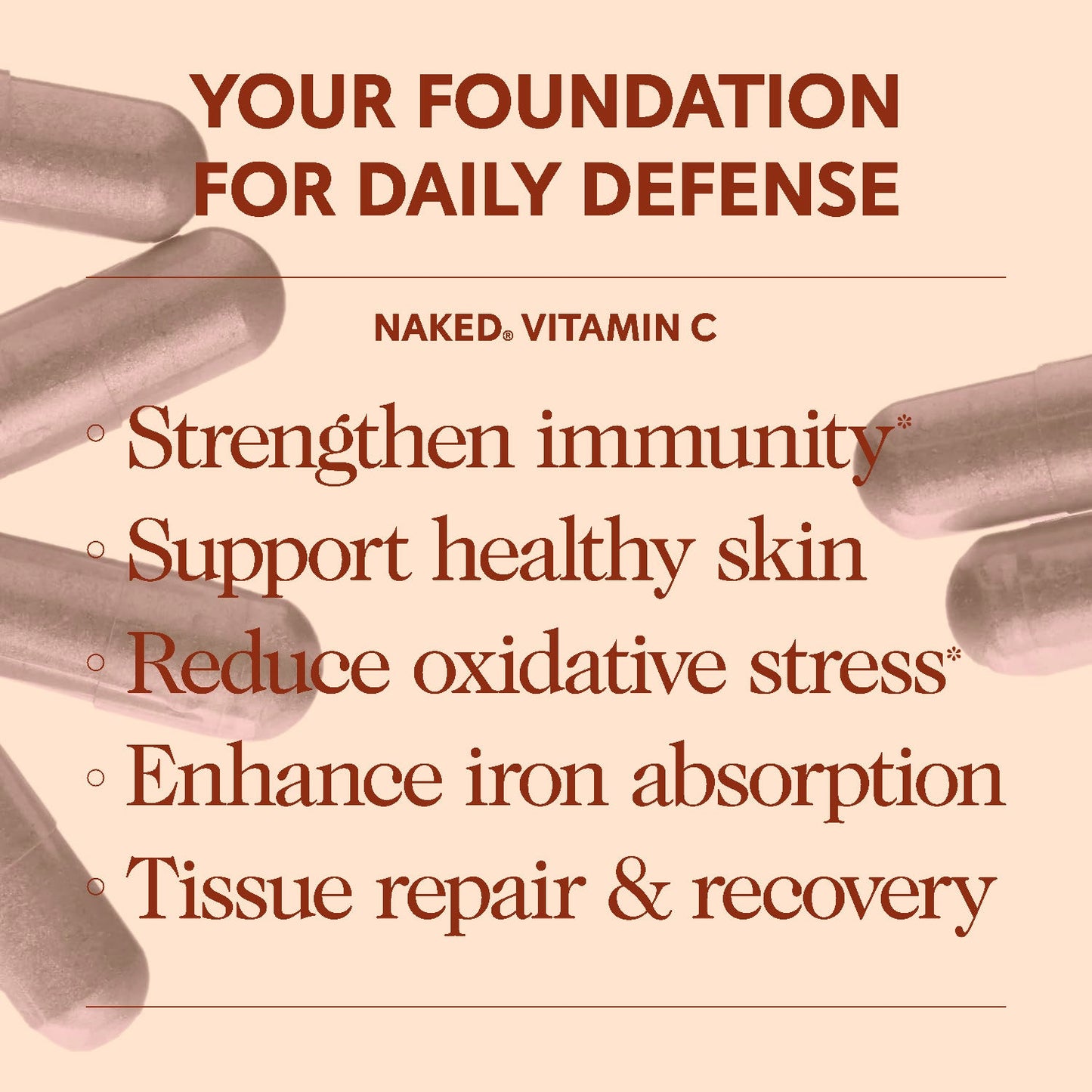 Daily Vitamin C Supplement - Vitamin C with a Simple, Straightforward Formula
