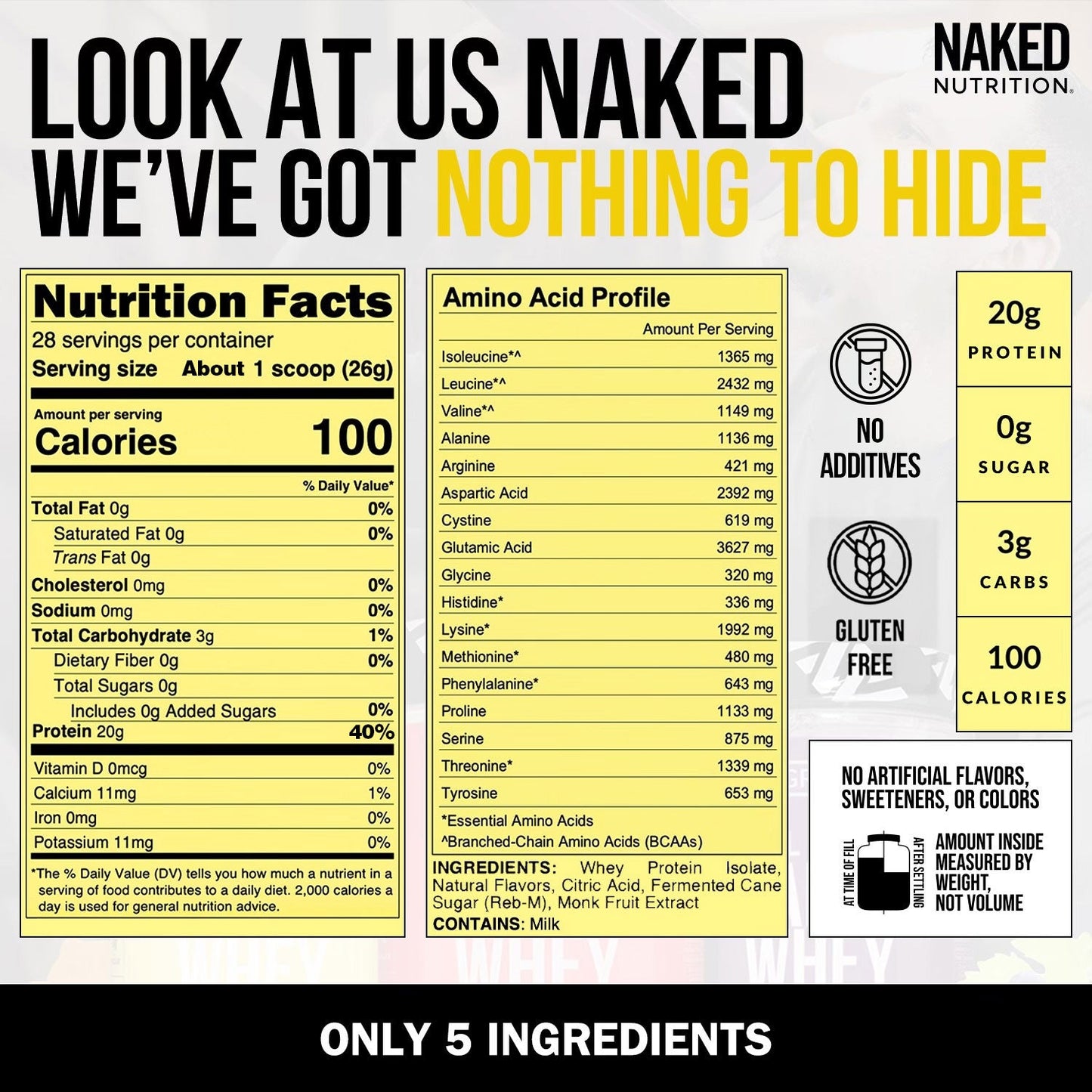 Lemonade Whey Protein Isolate - Lemonade with a Straightforward, Versatile Formula